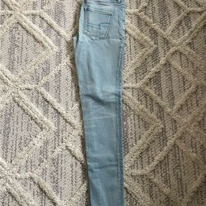 Light Blue High Rise AE Outfitters Jeans